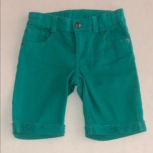 Crazy 8 girls green shorts